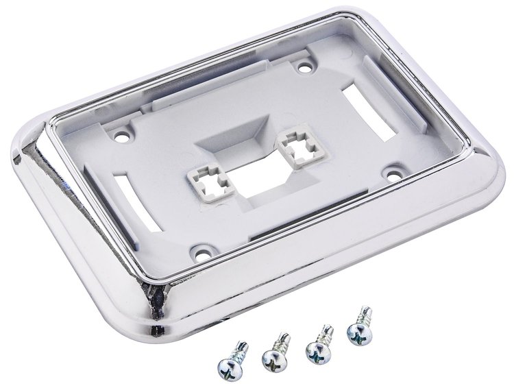 Dome Light Base Fits Select 1968-1970 GM Models, Chrome