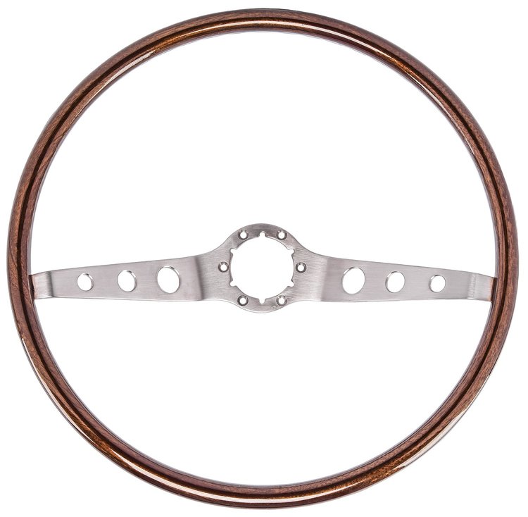 2-Spoke Steering Wheel 1964-1966 Chevrolet Chevelle, Corvair, El Camino [Simulated Walnut]