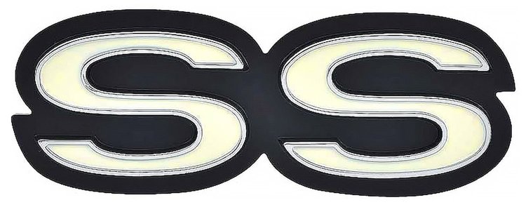 "SS" Steering Wheel Emblem Fits Select 1970 Chevrolet Models