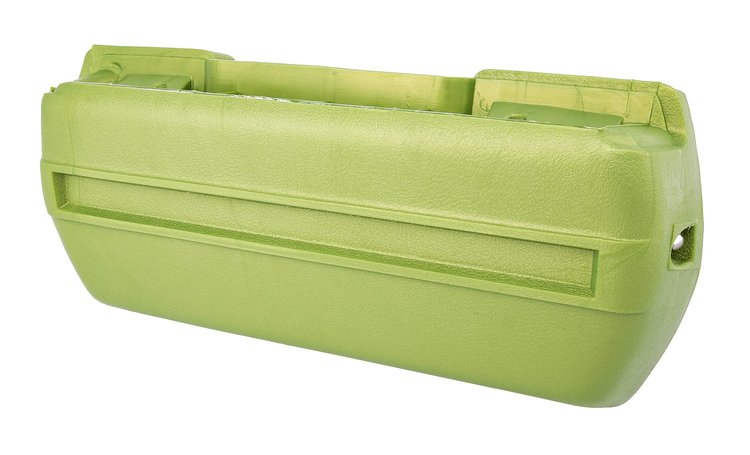 Armrest Base Fits Select 1968-1972 GM Models, Front or Rear [Right/Passenger Side, Light Green]