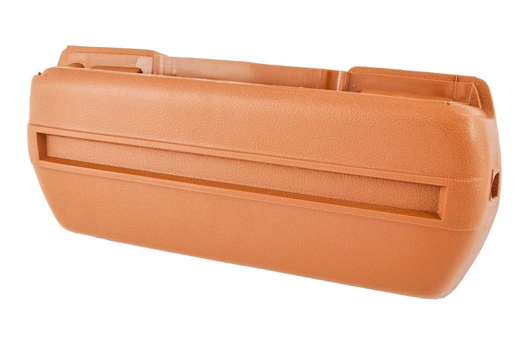 Armrest Base Fits Select 1968-1972 GM Models, Front or Rear [Right/Passenger Side, Dark Tan]