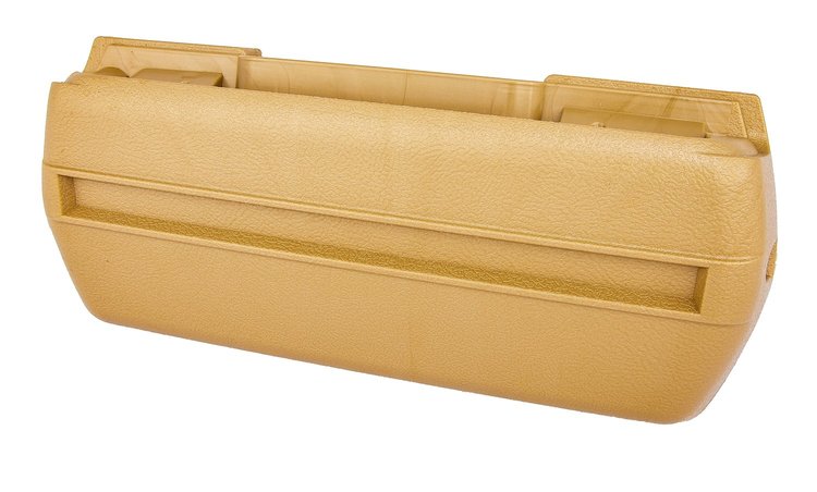 Armrest Base Fits Select 1968-1972 GM Models, Front or Rear [Right/Passenger Side, Gold]