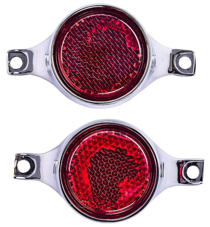 Tail Light Bezel Reflectors 1964 Chevy Chevelle Station Wagon, El Camino