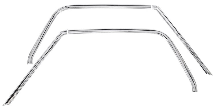 Exterior Door Frame Moldings for 1964-1967 Chevrolet El Camino