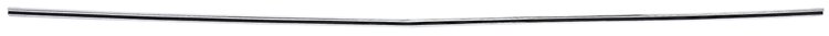 Rear Tail Panel Molding - Upper 1967 Chevy Chevelle