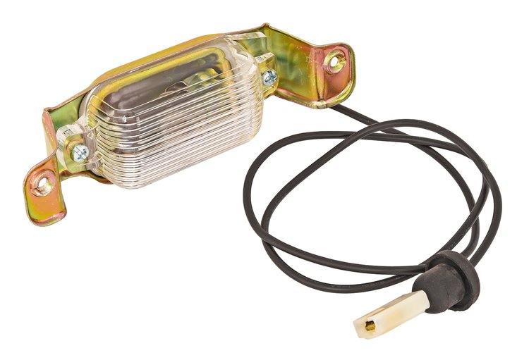 Rear License Plate Lamp Assembly Fits Select 1966-1973 Chevrolet Models