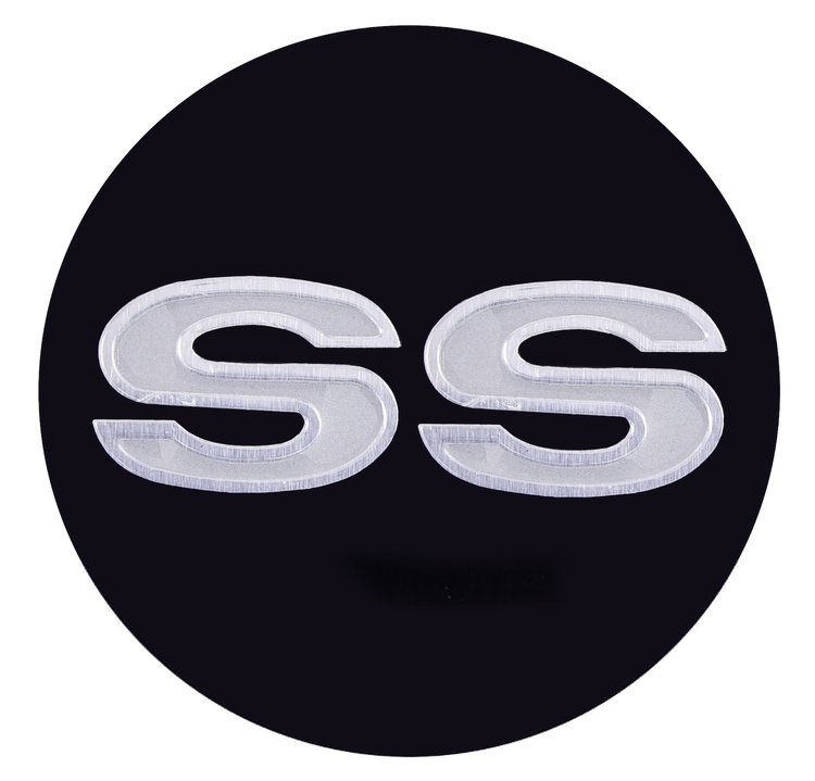 SS Wheel Center Cap Inserts for 1969 Chevrolet Camaro & 1969-1970 Chevrolet Chevelle, El Camino