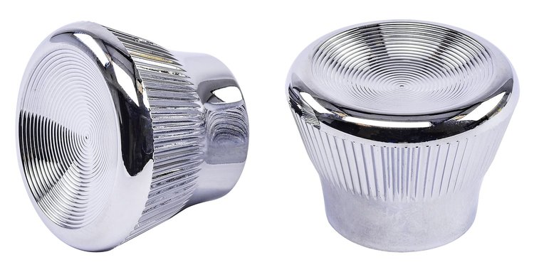 Kick Panel Vent Cable Knobs Fits Select 1967-1968 Chevrolet, Buick, Oldsmobile, Pontiac Models