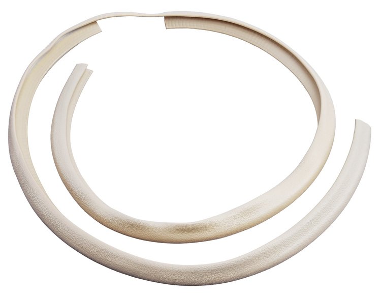 Front Interior Headliner Windlace for Select 1968-1972 GM A-Body Models [Parchment]