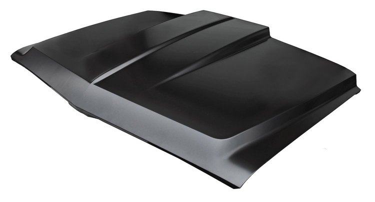 Custom Cowl Induction Hood, 1967-1968 Style Sporty Look for 1969-1972 Chevrolet & GMC Trucks [Steel]