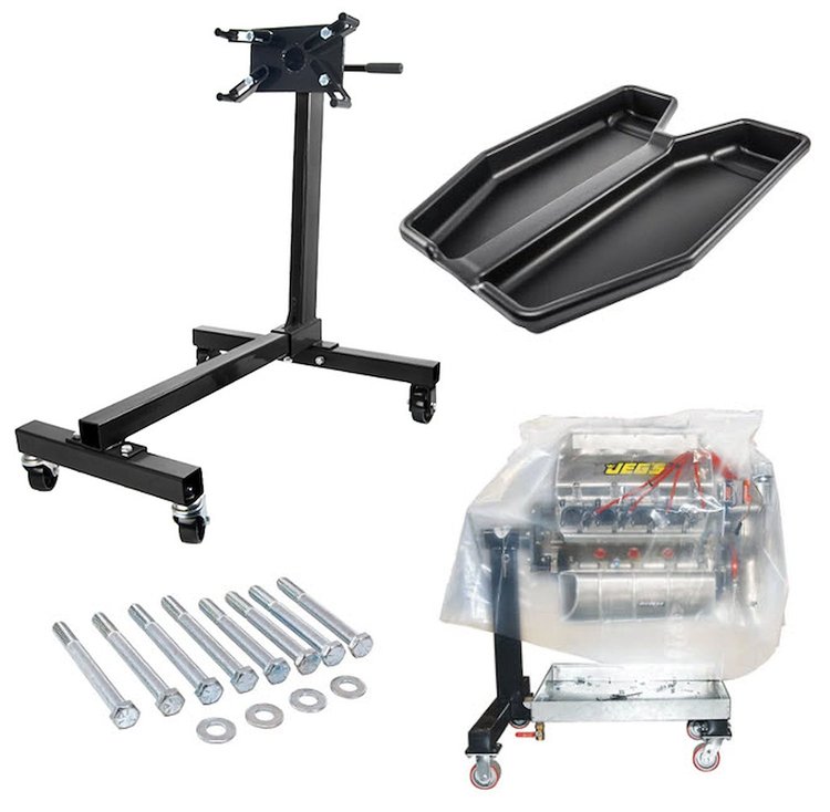 Engine Stand and Tray Combo [1000 lb. Capacity]