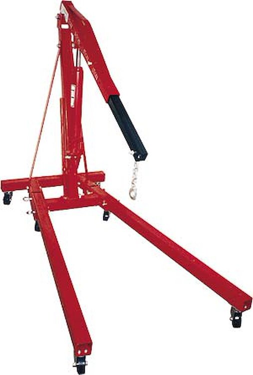 1/2 to 2-Ton Engine Hoist Boom Operating Range: 41-3/8" to 62-1/2