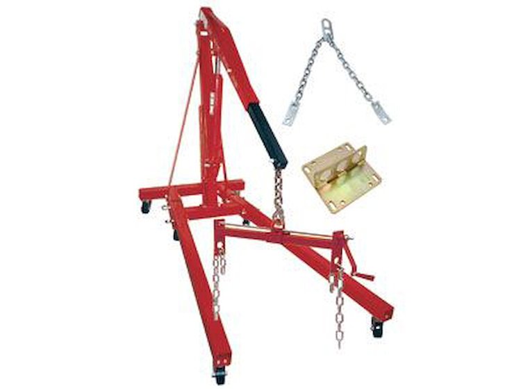 Hoist Package Includes: (1) Folding 1/2 to 2-ton engine hoist