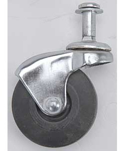 Replacement Black Rubber Caster for 555-80055 & 80068