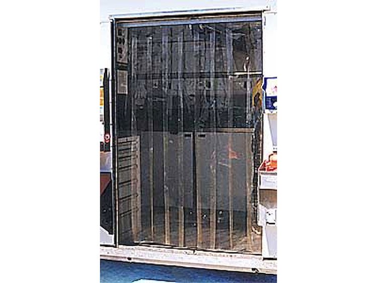 Vinyl Strip Trailer Doors Covers 8' W x 7" H Opening
