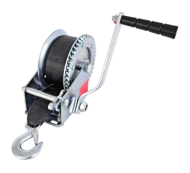 Hand Winch with Strap, 1500 lb. Capacity [20 ft. Strap]