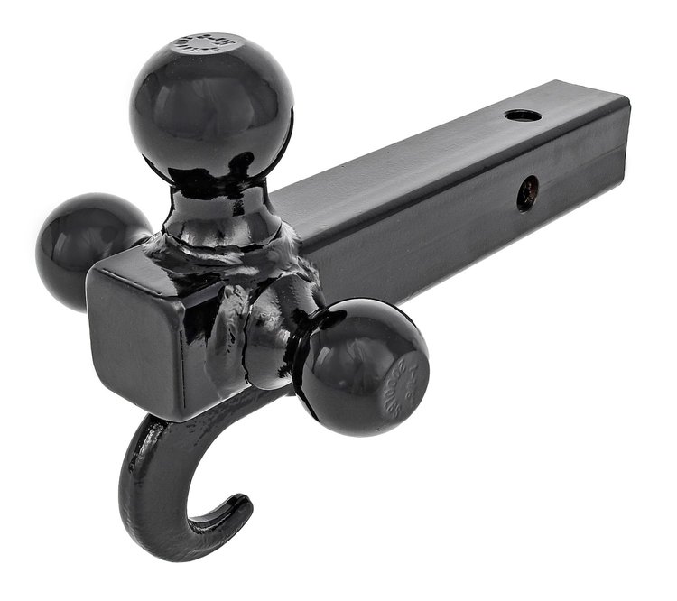 Triple Ball Mount with Pull Hook [2 in. Shank]