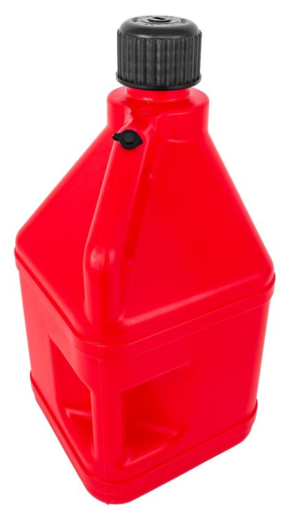 Square 5-Gallon Utility Jug [2-Handle, Red]