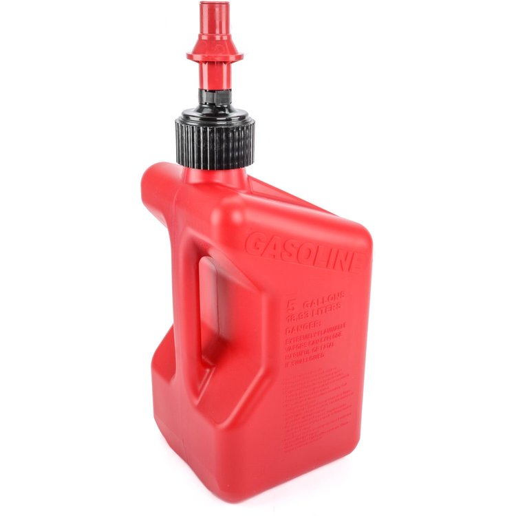 Fuel Jug with Spill-Free Fast Flow Nozzle Unleaded Gasoline (Only)