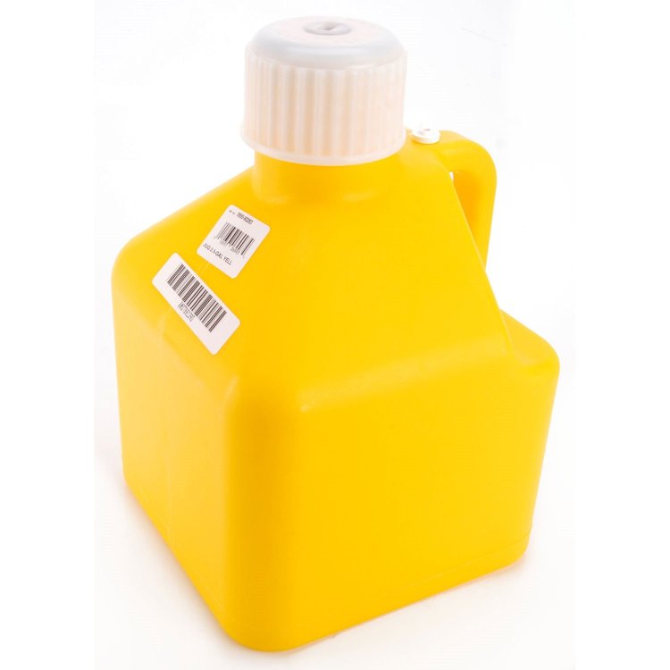 Square 2.5 Gallon Jug Yellow