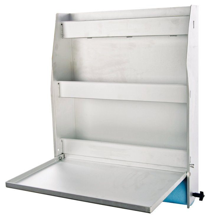 Trailer Door Storage Cabinet and Work Station