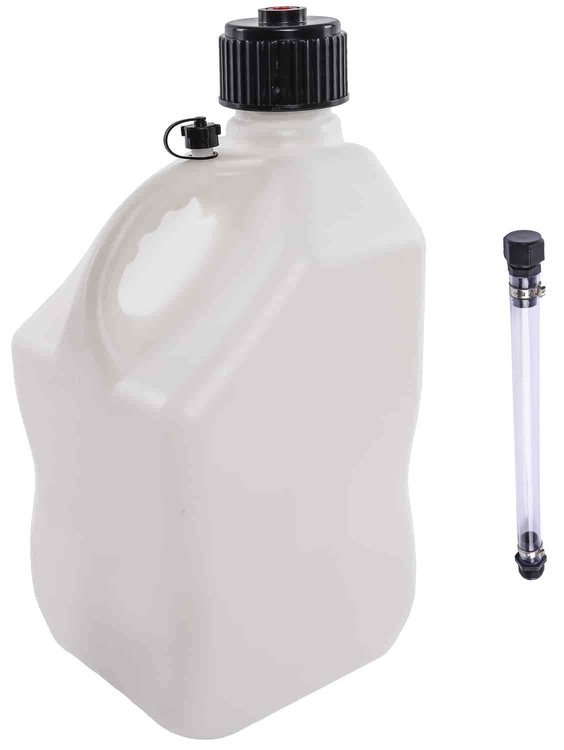 Square 5.5-Gallon Utility Jug Kit [White]