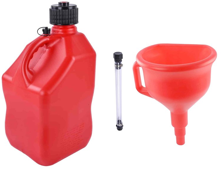Square 5.5-Gallon Utility Jug Kit [Red]
