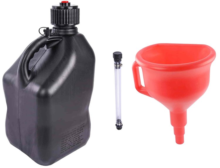 Square 5.5-Gallon Utility Jug Kit [Black]