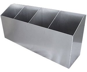 Four Bay Nitrous Bottle Rack 29.5"L x 13"H x 7.25"Deep