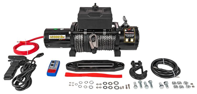 12000LB WINCH SYTH.ROPE