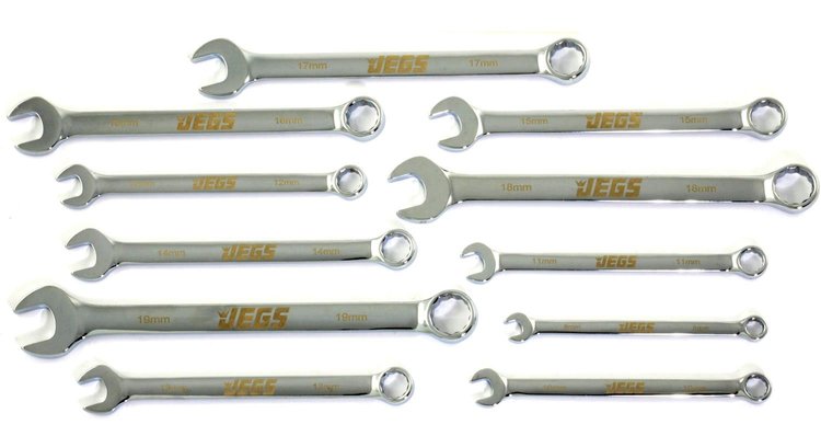 11-Piece Metric Combo Wrench Set