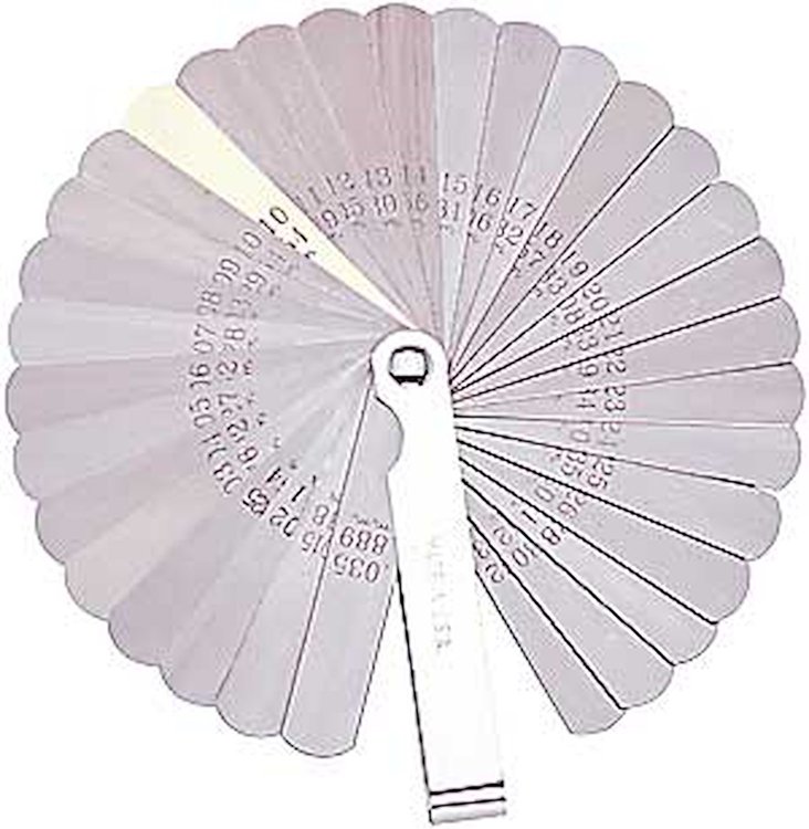 32-Blade Feeler Gauge Kit 0.0015" to 0.035" (0.038mm to 0.889mm)