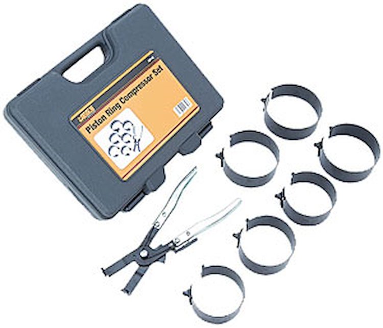 Piston Ring Compressor Set with Storage Case