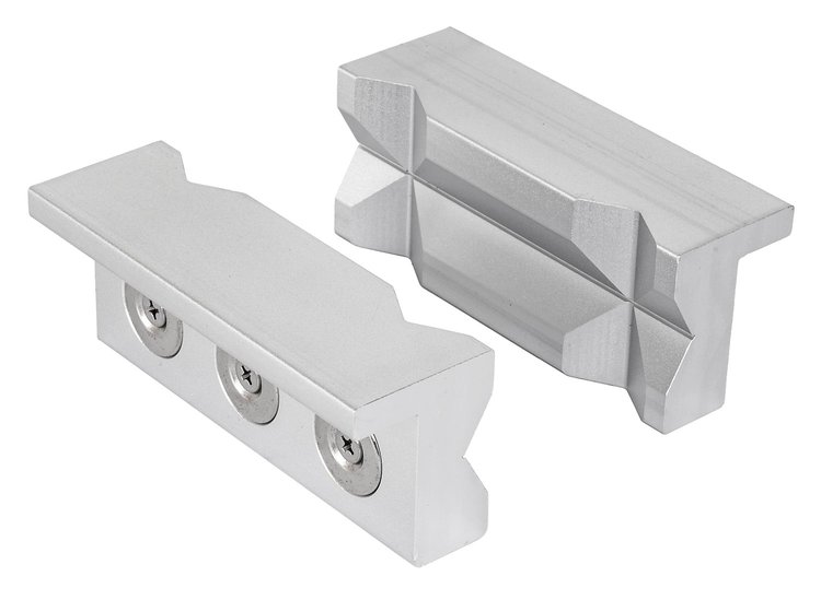 Aluminum Vise Jaws 4 in. Wide for AN Hose Ends