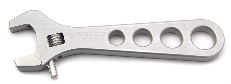 Billet Aluminum 8 in. Adjustable Wrench [-3 AN to -12 AN]