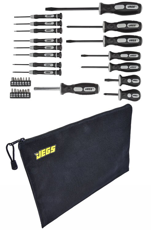 30-Piece Screwdriver Set & Tool Bag Kit