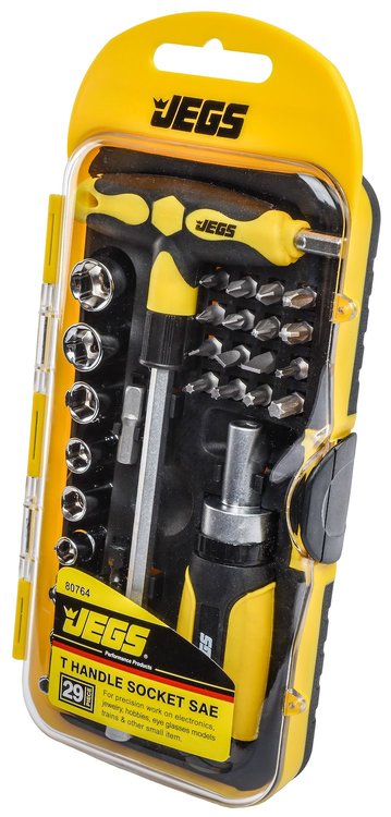 Socket and Screwdriver Set 29-Piece SAE