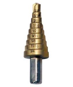 9 Step Drill 1/4" -3/4"