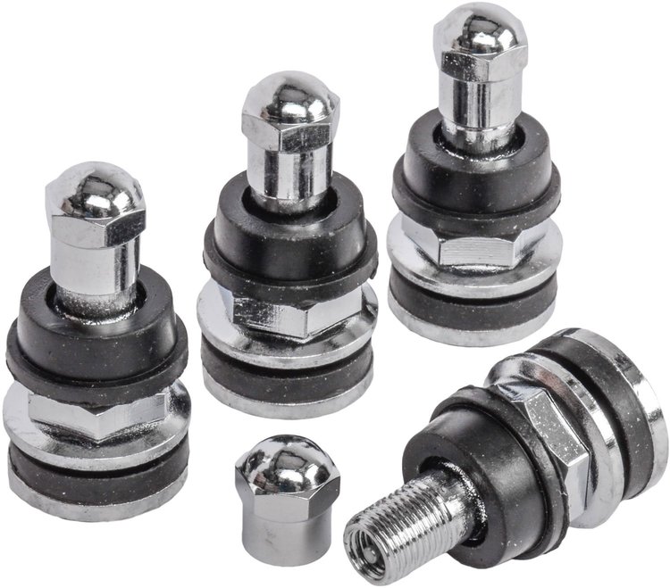 Valve Stems Chrome Outer Mount 1.20 in. Length