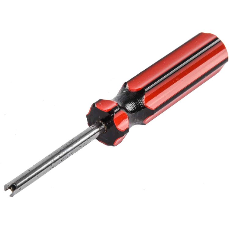 Valve Core Remover Removes valve cores on both tire and air conditioning systems
