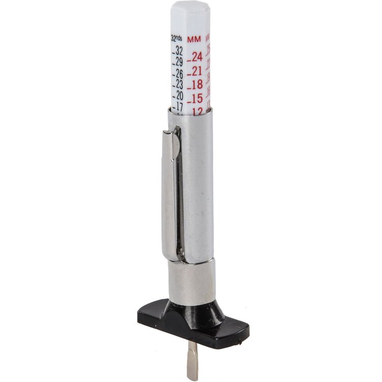Tread Depth Gauge Reads Tire Tread from 0 to 1"