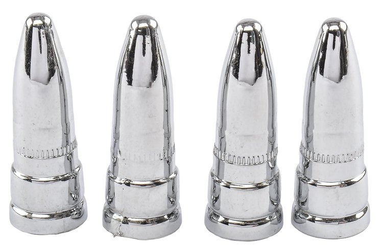 Valve Stem Caps with Bullet Design