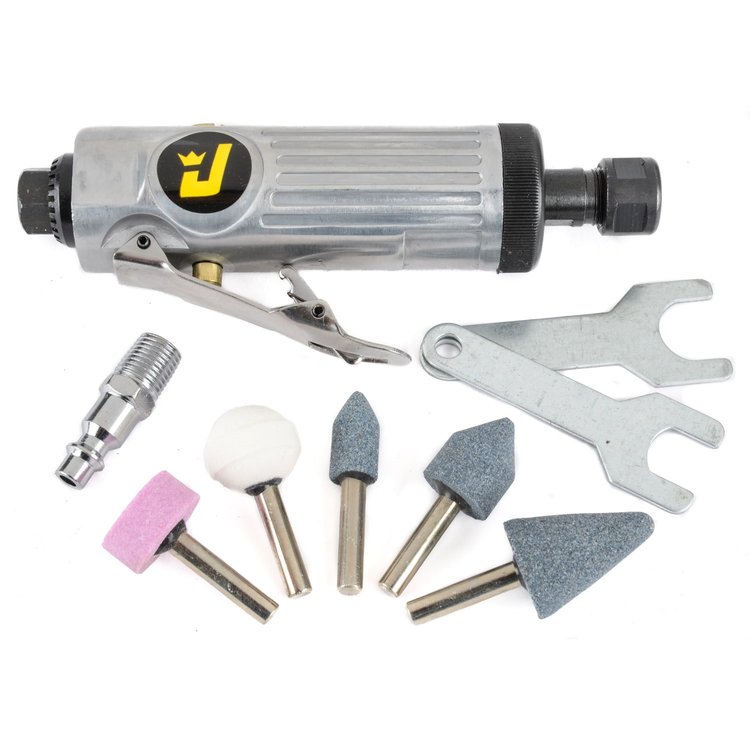 Mini Die Grinder with 5 Grinding Stones [1/4 in. Collet]