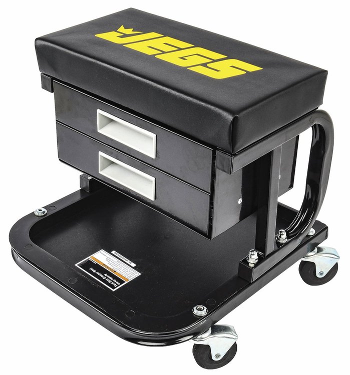 Mechanic Seat with Drawers and Tool Tray [300 lb. Capacity]