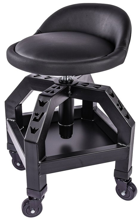 Heavy-Duty Shop Stool with Wheels