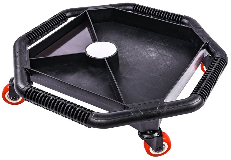 Tool Creeper with 3 Compartment Storage Tray [60 lb. Capacity]