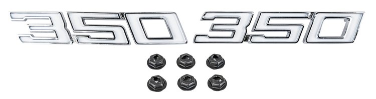 350 Fender Emblems for Select 1969-1972 GM Vehicles