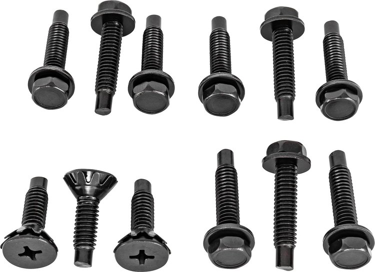 Upper and Lower Door Hinge Bolt Set Fits Select 1966-1967 Buick, Chevrolet, Oldsmobile and Pontiac Models