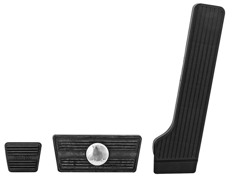 Pedal Pad Kit for Select Automatic 1964-1967 GM Vehicles [w/ Disc Brakes]