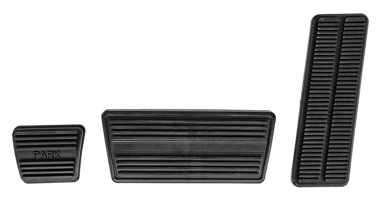 Pedal Pad Kit for Select 1968-1972 GM Vehicles [w/ Drum Brakes & Automatic Transmission]